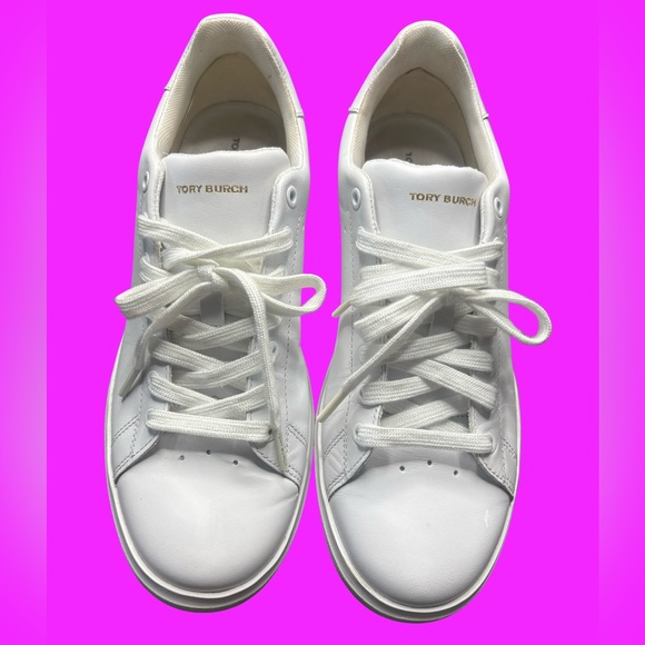 Tory Burch Shoes - Tory Burch Classic White Lace-Up Sneakers